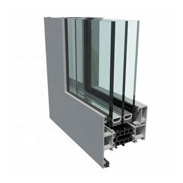 GD Extruded Wood Grain 6063 T5 Aluminium Alloy Window Door Extrusion Aluminum Profile